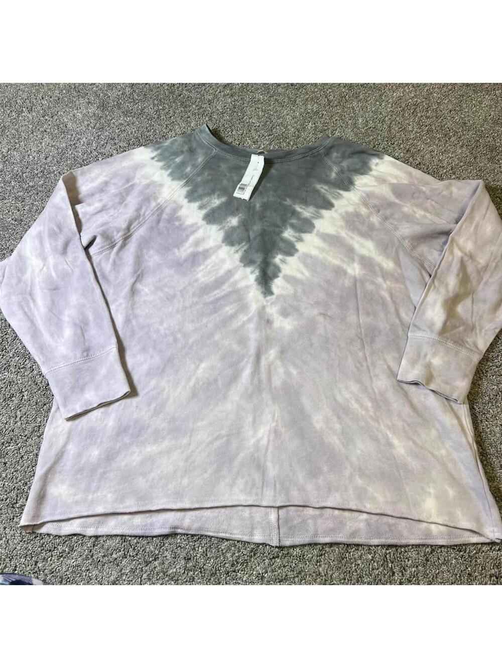 Easel Ash Violet Tie-Dye Sweatshirt size Small NWT